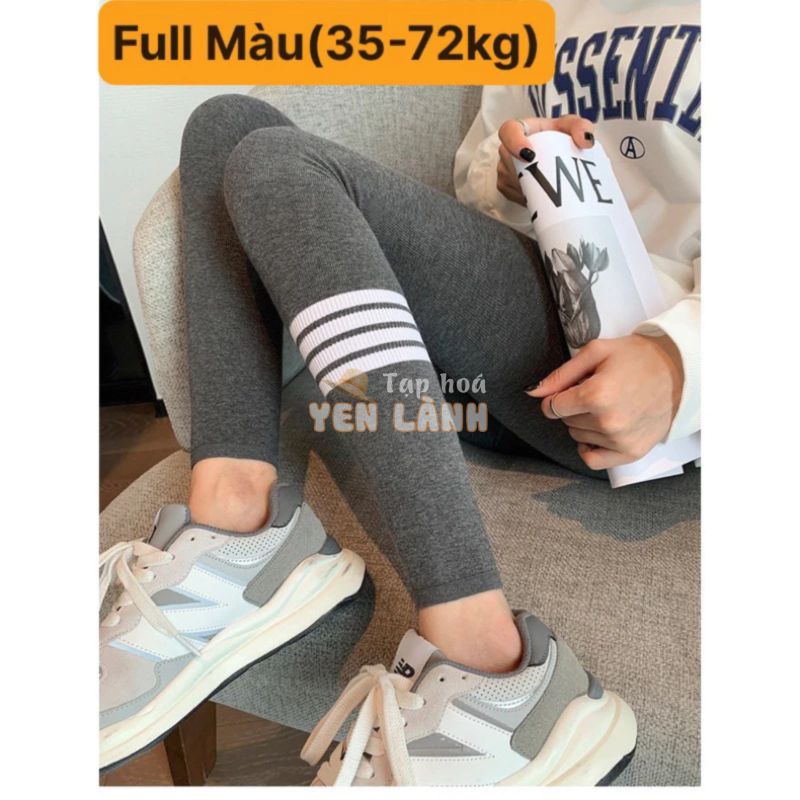 [Hàng Quảng Châu]SP357 Quần legging thom sọc ngang cá tính tôn dáng siêu đẹp