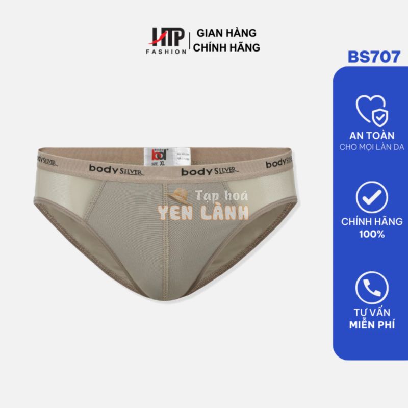 Quần lót tam giác nam BODY SILVER BS707 lưới nhuyễn, thoáng mát