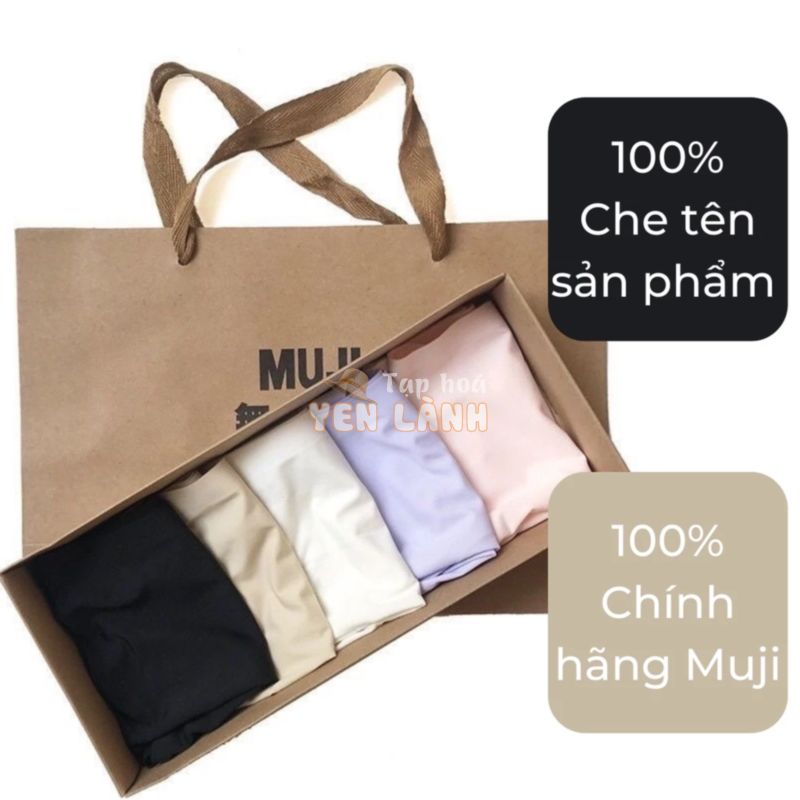 Set 5 Quần Lót Nữ Cotton Muji Kháng Khuẩn Xuất Nhật Loại 1 – Ani.shop1-