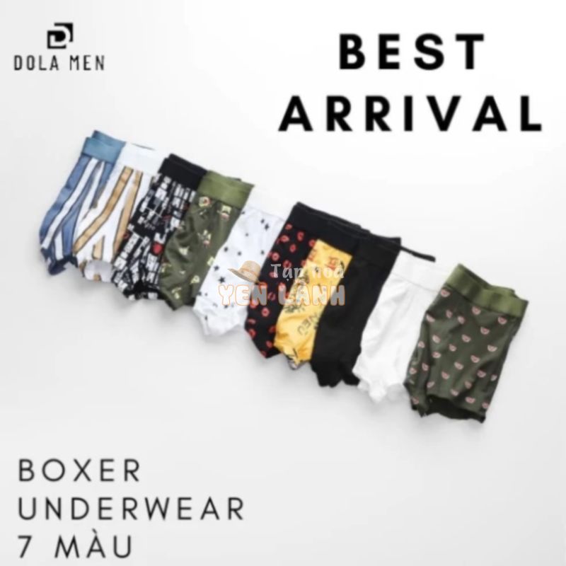 Quần Lót BOXER BENRI Nam – Vải Cotton 4D