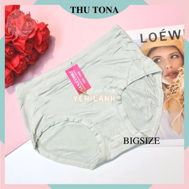 quần lót nữ bigsize cotton thun lạnh ôm mông đinh hình gợi cảm THUTONA 1166 freesize 55-70 kg san.como