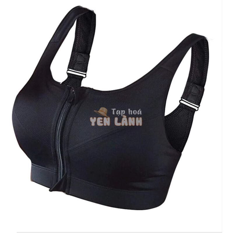 Áo Ngực Thể Thao Nữ Crop Top Đẩy Lên Thể Dục Thể Thao Thể Dục Dây Kéo Quần Lót Chạy Chống Sốc Nhanh Khô Áo Ngực 5XL Plus Kích Thước