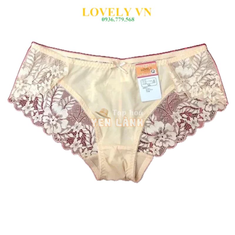 Quần lót Ren cao cấp Lovelyvn 1517 ren hoa mai siêu mịn