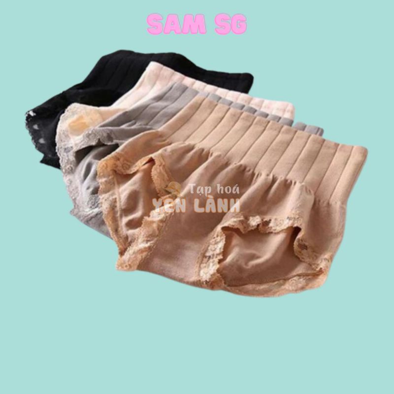 Quần Lót Gen Bụng Phối Viền Ren Lưng Cao Sam Clothing