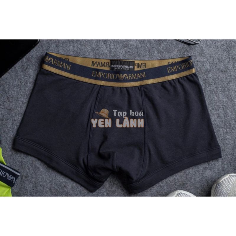 Quần lót nam boxer Emporio Armani CR7 [hàng xuất Made in Cambodia] – ảnh thật – ĐEN