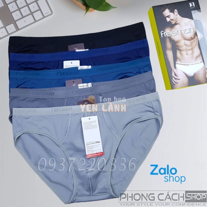 Freeman – Quần lót nam lưng nhỏ thun lạnh siêu mát – Spandex Casual Freeman 6042