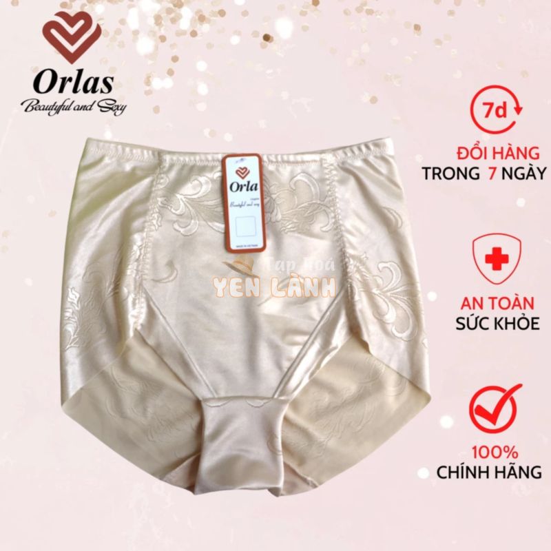 Quần lót nịt bụng Orlas Beautyful and Sexy chất liệu phi bóng thiết kế chống cuộn G602