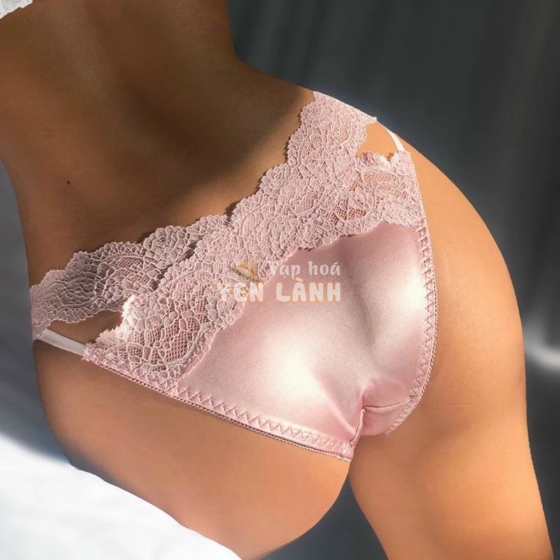 [ĐỦ MÀU+SIZE) QUẦN LÓT NỮ SEXY, LỤA SATIN CAO CẤP, CẠP V KIỂU PHÁP CÁ TÍNH