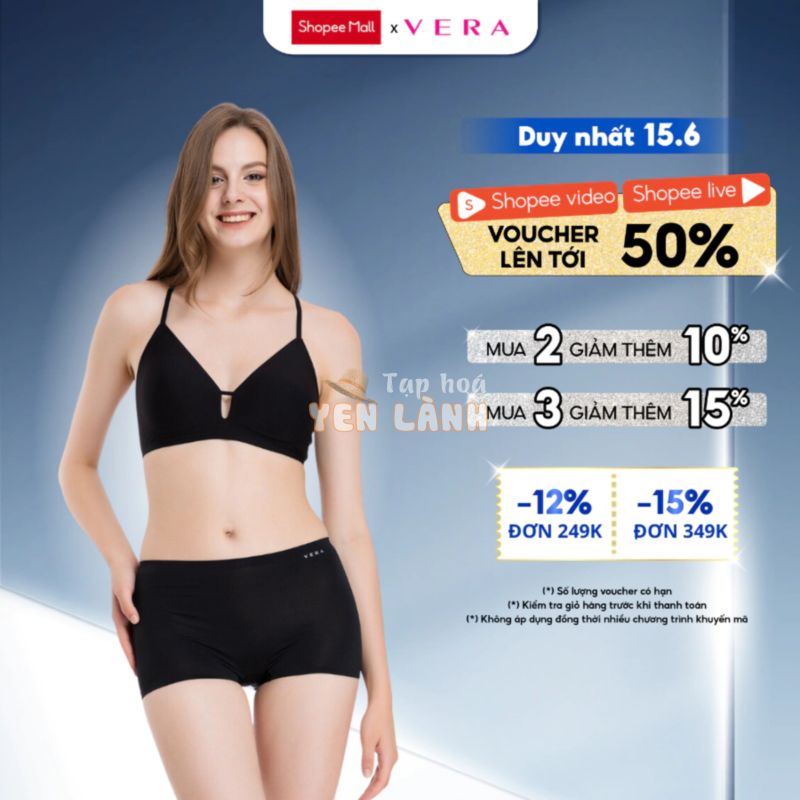 Quần lót nữ đúc su trơn dáng Boyshort VERA seamless chống lộ viền mặc trong váy – V0511