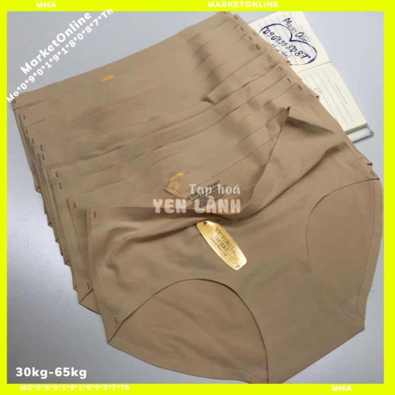 Set 10 Quần Lót Nữ Su Đúc Cao Cấp Tem Vic Không Đường May Size 30kg 65kg Mềm Mát Co Giãn 503233 Da Sịp Nữ Marketonline