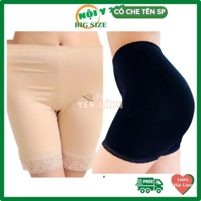 Quần lót váy quần mặc trong váy cotton chất đẹp bigsize lớn cho người từ 40kg đến 70kg 80kg 90kg QLV