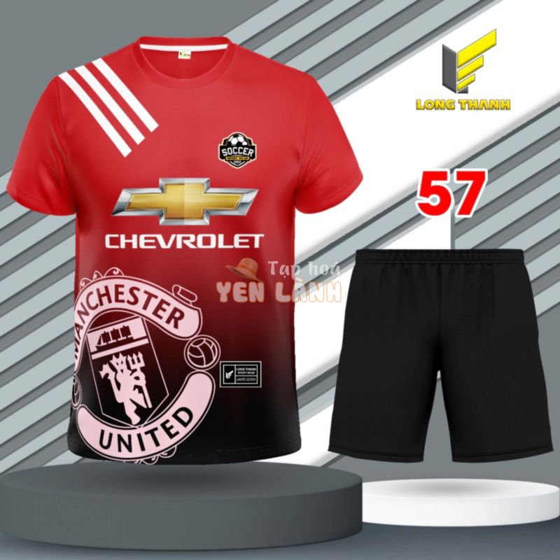 M57 – BỘ MANCHESTER UNITED – QUẦN ÁO THỂ THAO LONG THANH