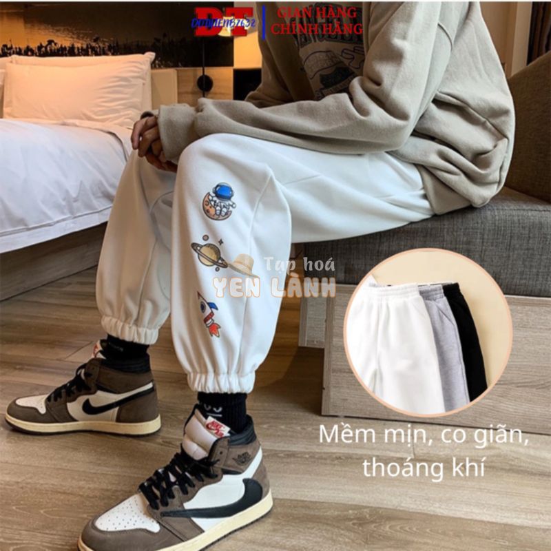 Quần Vũ Trụ ống túm jogger nỉ Unisex bigsize nam nữ mặc nhà đi học chơi du lịch giữ nhiệt mùa đông,chống nắng hè M00