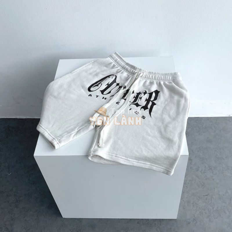 Quần short nỉ ESSENTIAL CRENHAW Streetwear