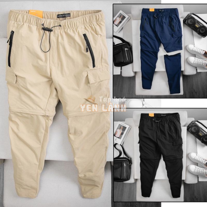 Quần Jogger Túi Hộp, nối gối HUTTON Chất liệu xi co dãn, đủ Size