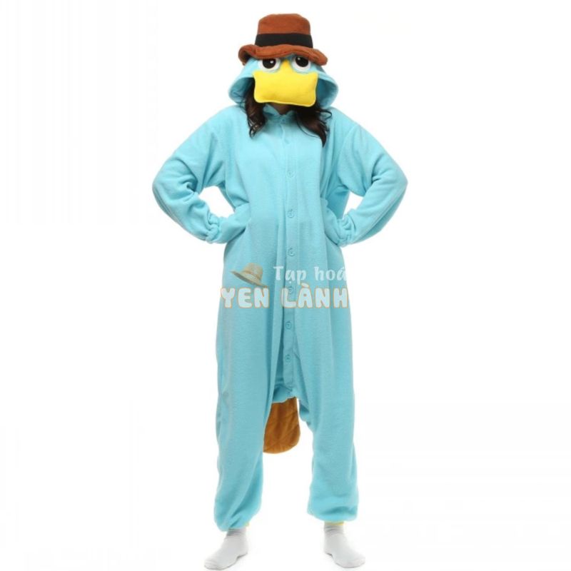 Bộ Áo Liền Quần Hóa Trang Quái Vật Perry The Platypus