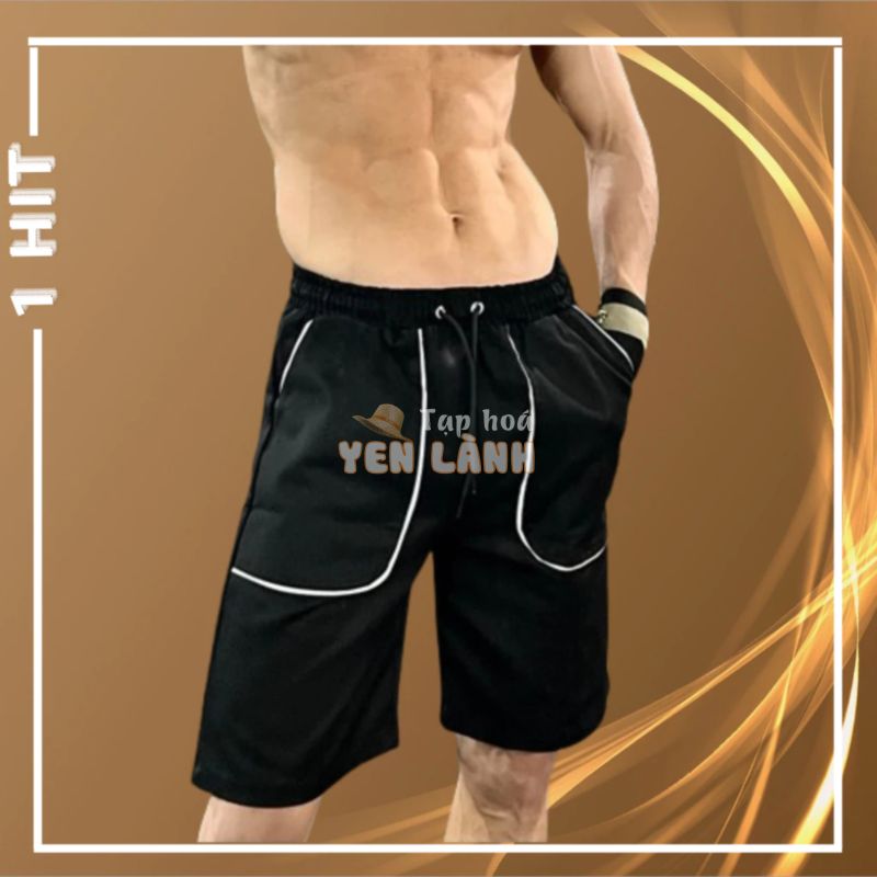 Quần Short Nam KaKi Đen Túi Phản Quang Phong Cách Ulzzang 1HIT_UNISEX