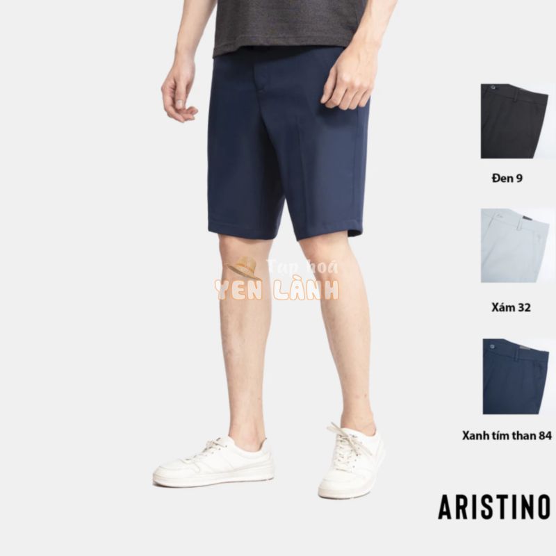 [MỚI] Quần short nam ARISTINO dáng Regular fit suông nhẹ, thiết kế khỏe khoắn, nam tính – ASO019S3