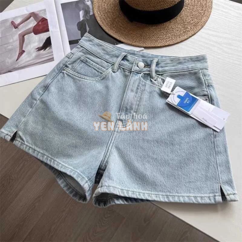 Quần short Jeans trơn dáng ngắn basic QC (ảnh thật cận chất ở cuối)