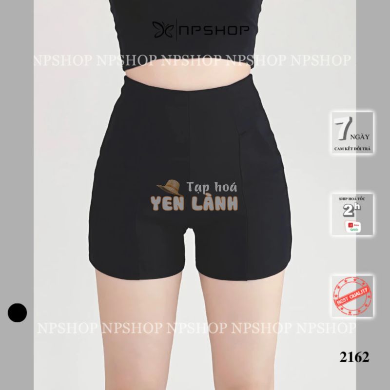 Quần short dance Blackpink lưng cao vải dày siêu co giãn, quần sort nữ biker body NPSHOP 2162