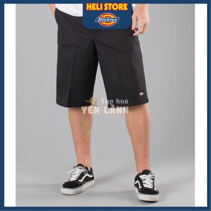 Quần short kaki nam Dickies Chicano ống suông khóa kéo chính hãng – Helistore