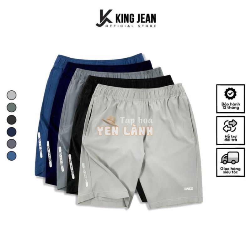 Quần short nam chất liệu vải gió mềm mịn, co giãn, kiểu dáng trẻ trung KJ Vua Quần Jeans