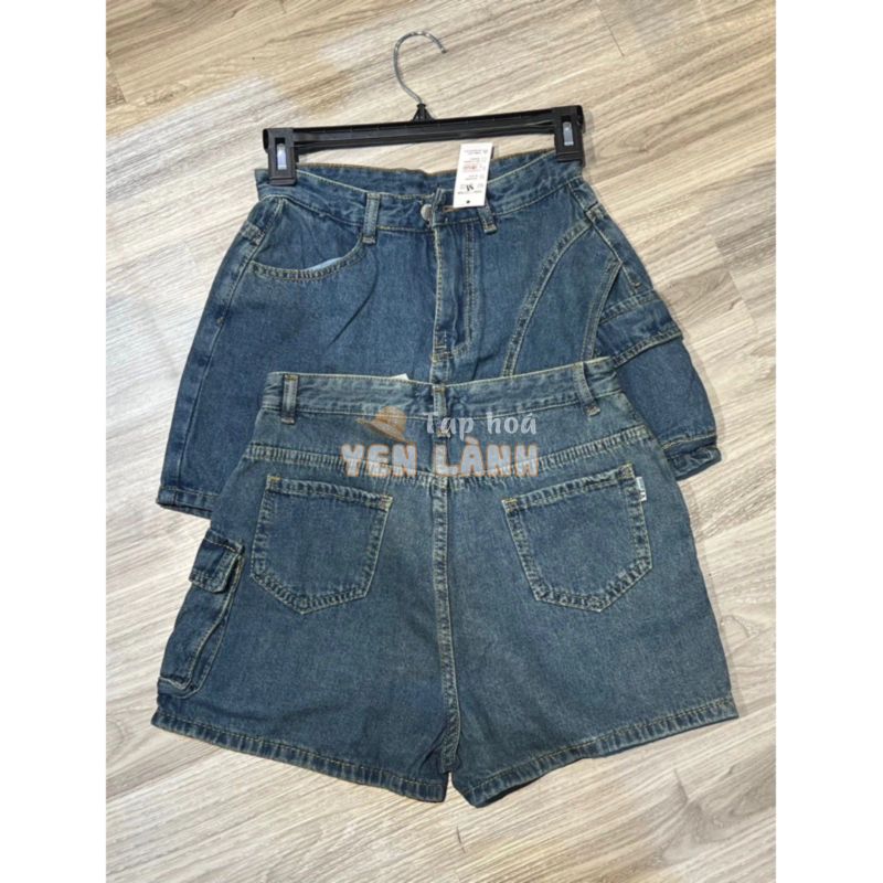 QUẦN JEANS SHORT GIẢ VÁY PHỐT TÚI GIÁ RẺ