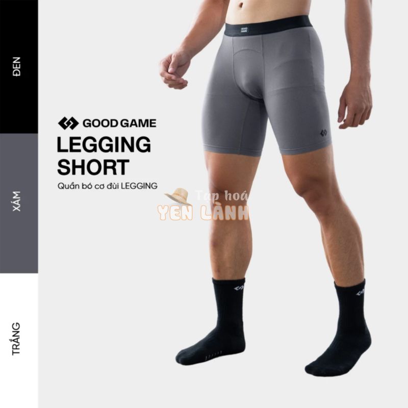 Quần Bó Cơ Giữ Nhiệt Nam Ngang Đùi GOOD GAME Combat Legging Short