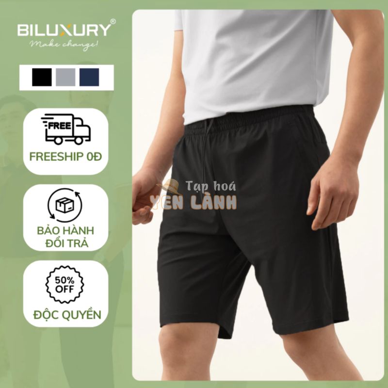 [Mua 2 tính tiền 1] Combo Quần Short Nam Biluxury Chất Vải Thể Thao, Quần Đùi Biluxury Co Dãn Thoải Mái