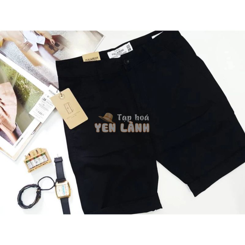 QUẦN SHORT KAKI PULL&BEAR TÚI HỘP