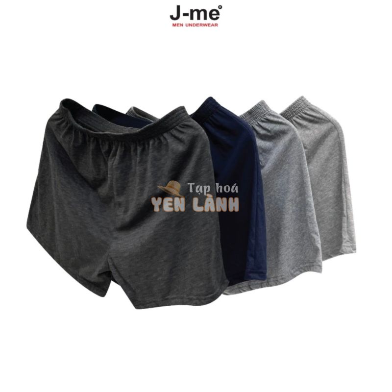 Combo 4 quần đùi nam J-me, quần thun cotton, mặc nhà và mặc ngủ thoải mái – JMB030SH