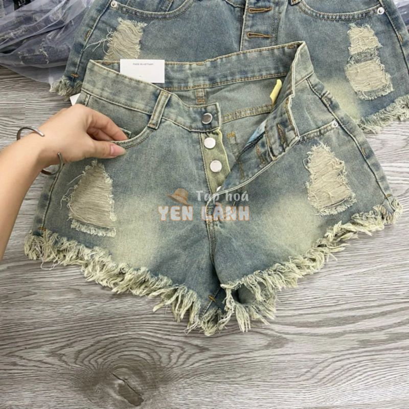 Quần short rách bụi hottrend