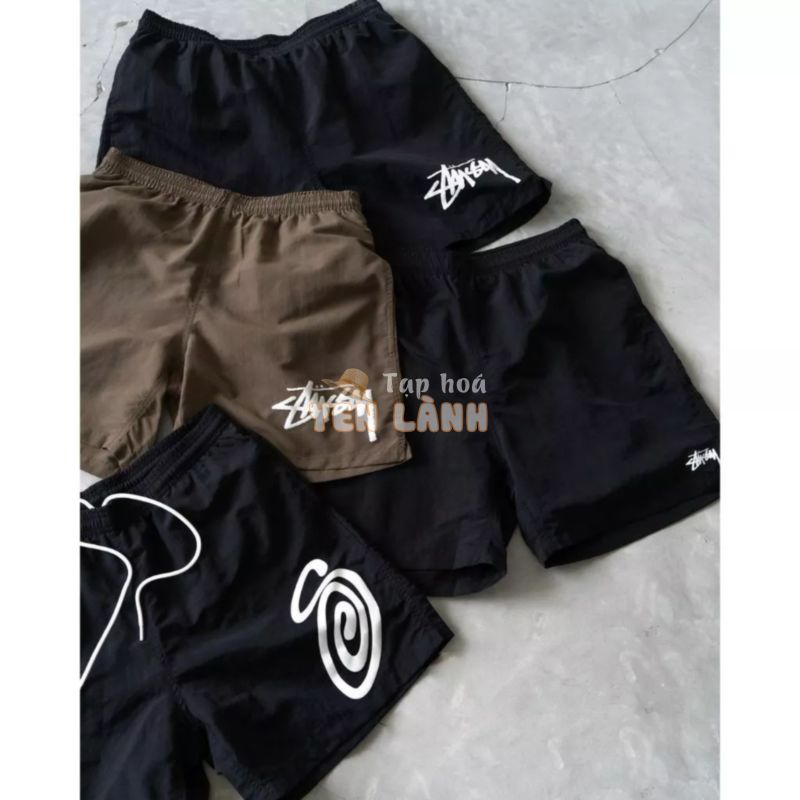 Quần short stussy ngắn dù basic form trên đầu gối siêu nhẹ thoải mái chống nước best quality VNXK