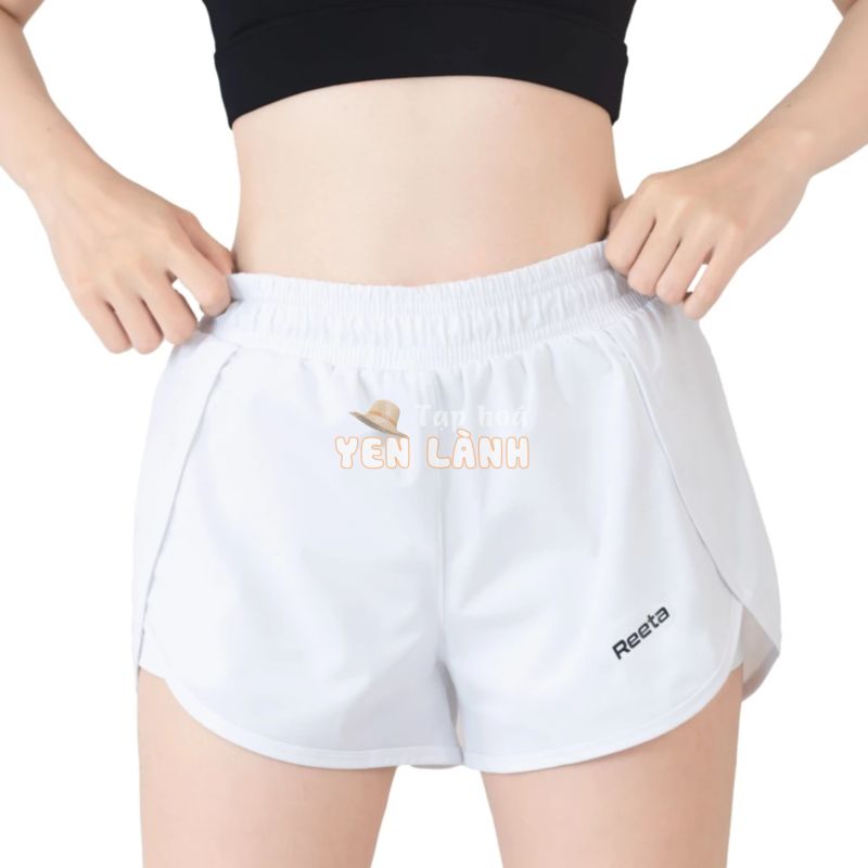 Quần Short Đùi Thể Thao 2 Lớp Nữ Reeta Co Giãn 4 Chiều Tập Gym – Yoga – Chạy bộ – Aerobic Nhiều Màu Có BigSize – A2594