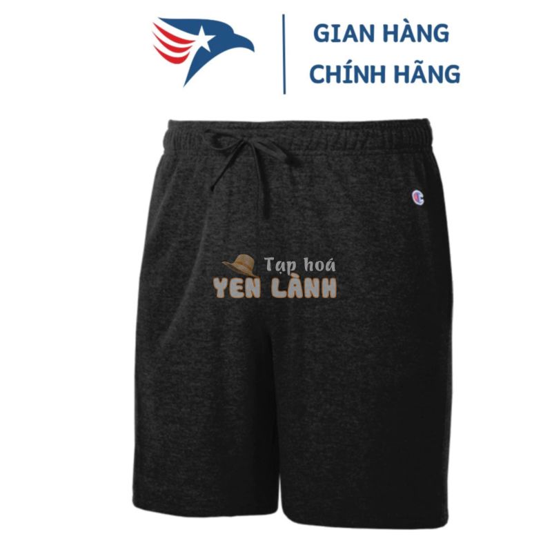 Champion Powerblend Fleece 8″ Short: Quần short thể thao Black