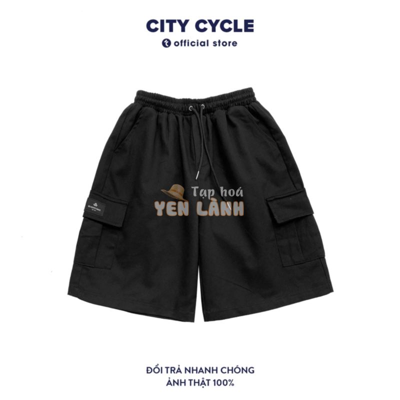 Quần short nam kaki túi hộp City Cycle – Quần short túi hộp Unisex túi hộp Local Brand – Hàng nhập khẩu