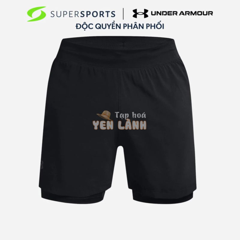 [Mã SSP150K6 giảm 150K đơn 1TR] Quần ngắn thể thao nam Under Armour ISOCHILL RUN 2N1 SHORT – 1364858-001