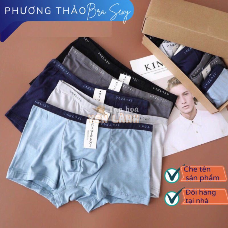 Quần sịp đùi nam 100% cotton xuất Nhật HA158