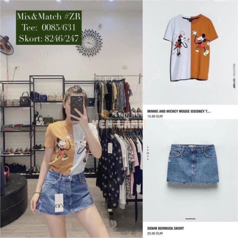 quần váy size 34 tương đương XS – Zara authentic new tag 100%