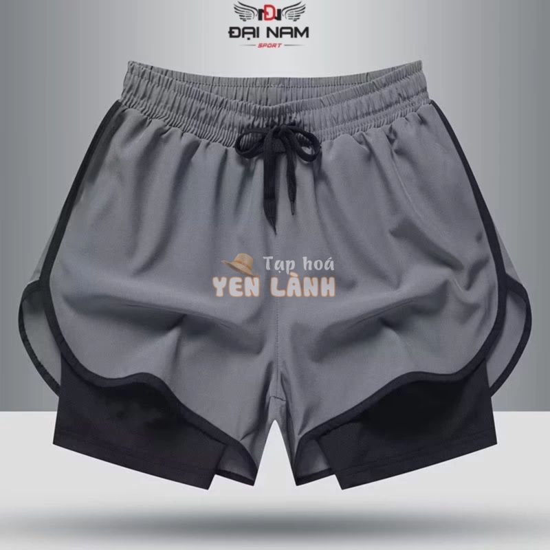 Quần Tập Gym Nam 2 Lớp Siêu Bền,Co Giãn,Thoáng Khí DNS54 Chính Hãng Đại Nam Sport