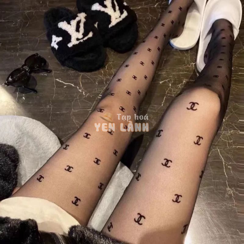 Quần Tất Lụa Nylon Siêu Mỏng Màu Đen Phong Cách Punk Lolita Harajuku Mùa Hè Cho Nữ