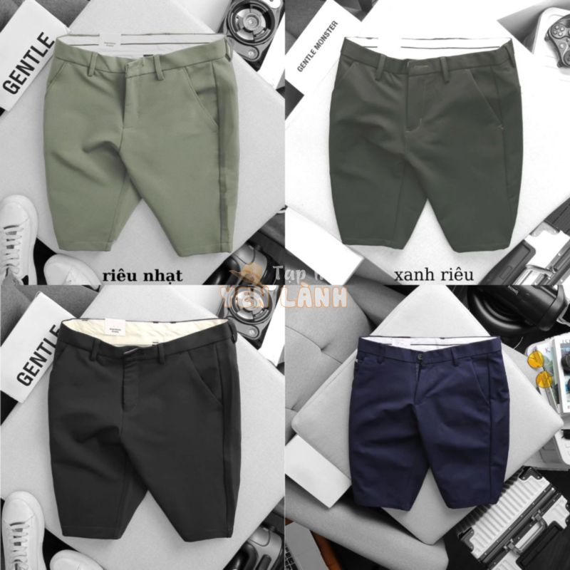 Quần sọt nam big size( 35-38), Quần short  tây nam ngắn dáng ôm Hàn Quốc trẻ trung 6 màu Men87_store