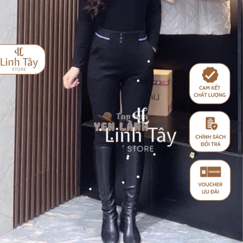 Quần Nữ Legging Cao Cấp Phong Cách Đơn Giản Linh Tây Store QLG3010