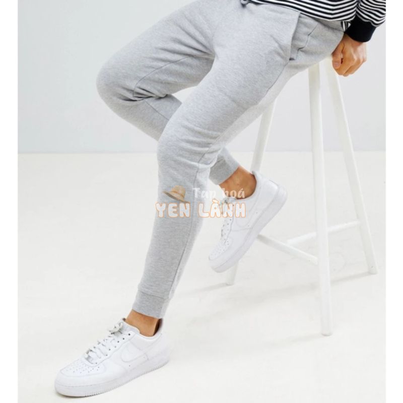 Quần jogger nam thun nỉ da cá ống bó có big size đến hơn 90kg