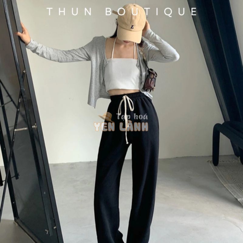 Quần Dài Thun Gân, Ống Suông Rộng Unisex – Thun Boutique [QUAN0021]