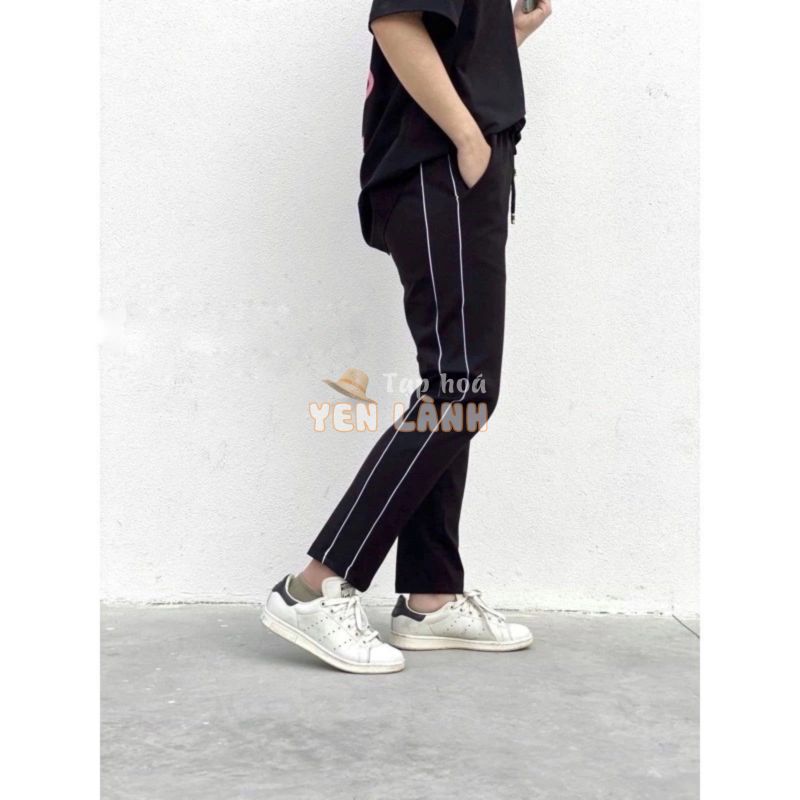 Quần Ống Suông Rộng Nam Nữ Track Pant Kẻ Sọc – Quần ullzang – Trouser line