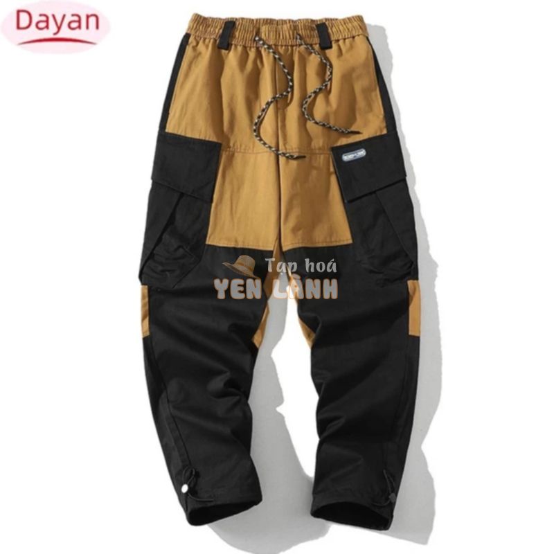 Quần Yếm Lửng 100% polyester Dáng Rộng Nhiều Túi Màu Sắc Đa Dạng Dành Cho Nam