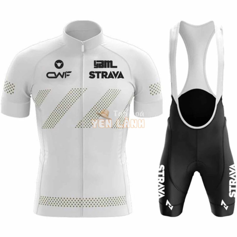 Nam đi xe đạp áo thể thao bộ đồng phục xe đạp đường bộ mùa hè jersey stravaybm mtb nam quần áo yếm quần áo thể thao xe đạp phù hợp với quần áo