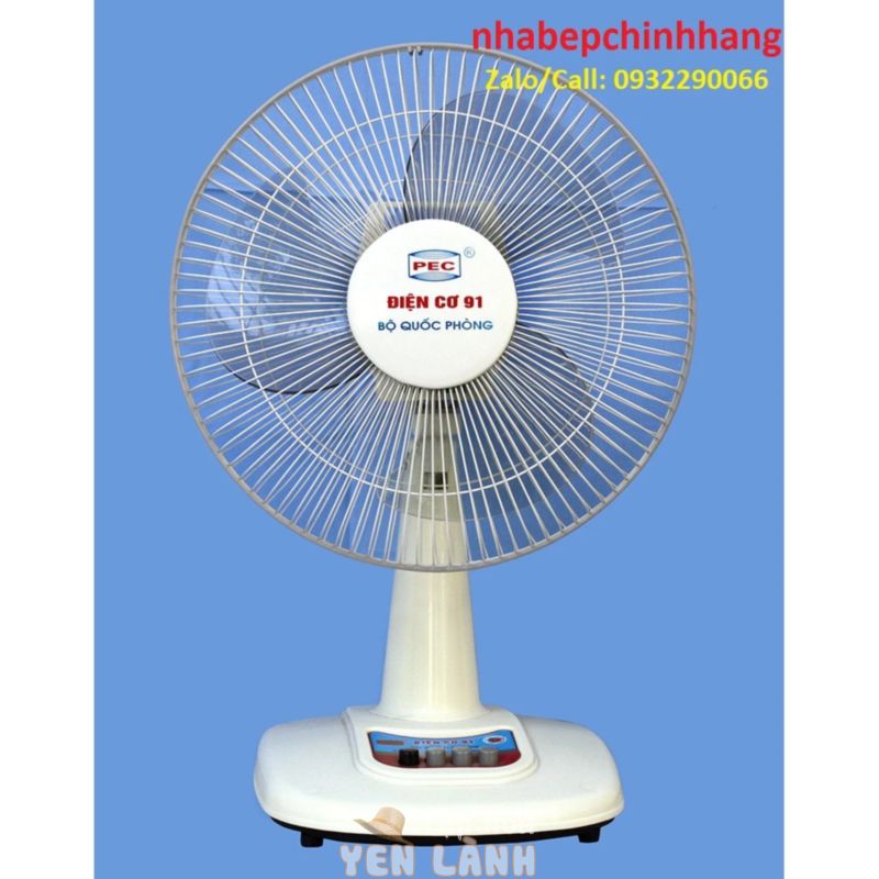 Quạt bàn điện cơ 91 Bộ Quốc Phòng QB-300 Sải cánh 30cm