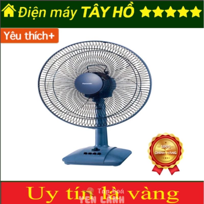 [F400CB] [GIAN HÀNG UY TÍN] [HÀNG CHÍNH HÃNG] Quạt bàn Panasonic F400CB – Màu Xanh